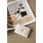 𝐂𝐇𝐀𝐍𝐄𝐋 Classic One Piece Small Card Bag HAAS Cowhide Ball Pattern