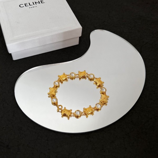 Celine Medieval Arc de Triomphe Necklace