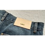 Louis Vuitton 3D Embossed Denim Pants