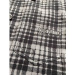 Louis Vuitton Letter Plaid Long Polo Coat