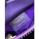 Dior Lady Mini Embroidery Colorful Bead Diamond Model: S0856
