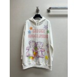GUCCI French Dopamine Painted Little Bear Letter Printed Hoodie