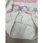 GUCCI French Dopamine Painted Little Bear Letter Printed Hoodie