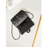 CHANEL 23C Beaded Light Yellow CF Sequin Bag Model AS3965