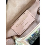 Dior Lady Mini Embroidery Colorful Bead Diamond Model: S0856