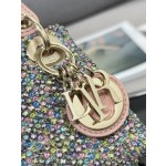 Dior Lady Mini Embroidery Colorful Bead Diamond Model: S0856