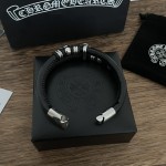 Crow Heart Skull Skin Rope Bracelet