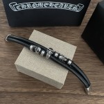 Crow Heart Skull Skin Rope Bracelet