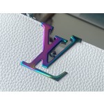 𝐋𝐎𝐔𝐈𝐒𝐕𝐔𝐈𝐓𝐓𝐎𝐍 M22055 White Colorful Gold Buckle This CAPUCINES Medium Handbag