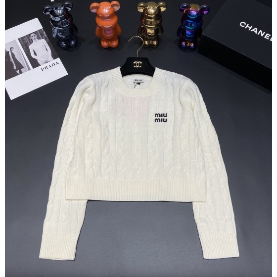 MIU MIU Crew Neck Top