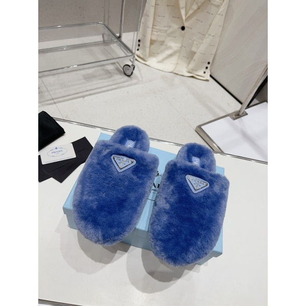 Prada Autumn/Winter Plush Slippers Collection