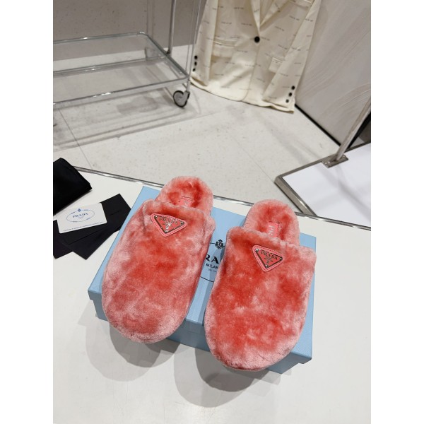 Prada Autumn/Winter Plush Slippers Collection