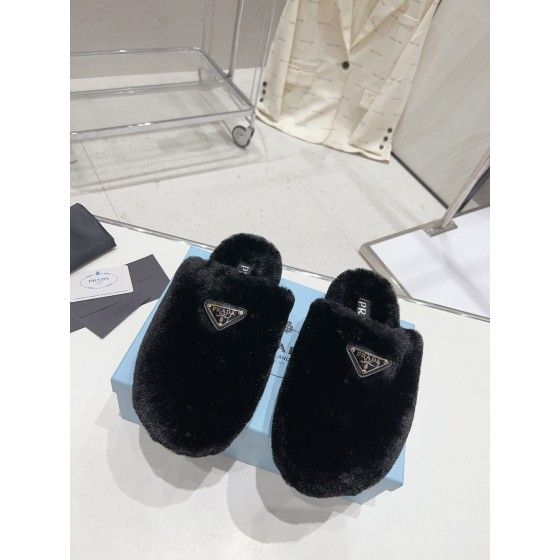 Prada Autumn/Winter Plush Slippers Collection
