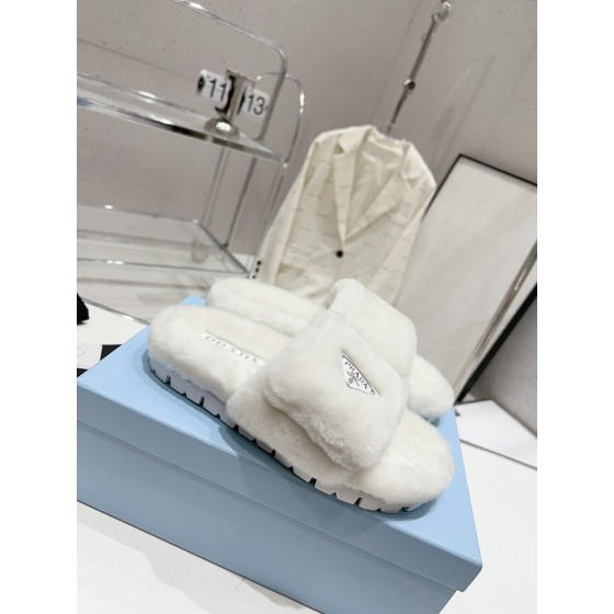 Prada Autumn/Winter Plush Slippers Collection