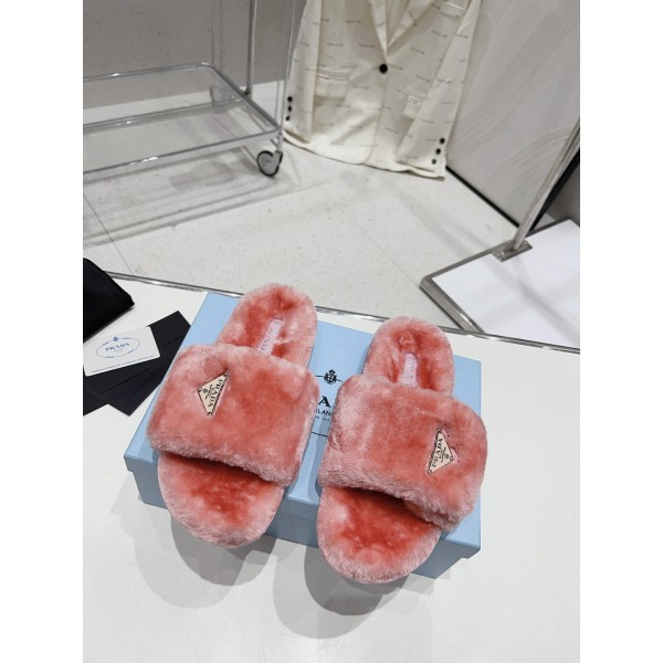 Prada Autumn/Winter Plush Slippers Collection