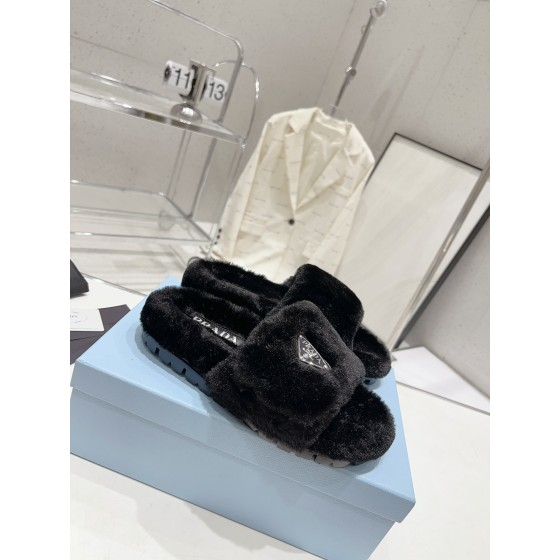 Prada Autumn/Winter Plush Slippers Collection