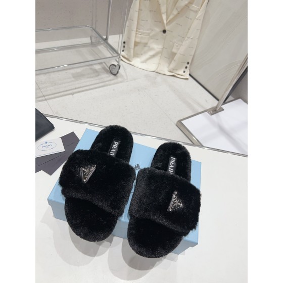 Prada Autumn/Winter Plush Slippers Collection