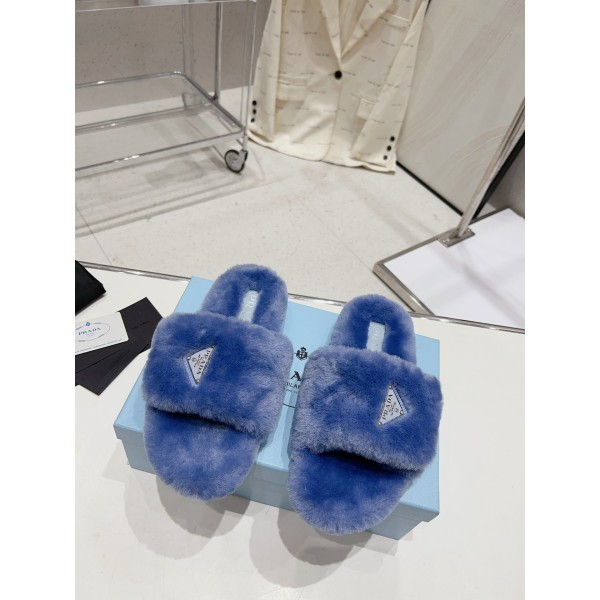 Prada Autumn/Winter Plush Slippers Collection