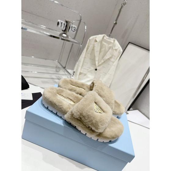 Prada Autumn/Winter Plush Slippers Collection