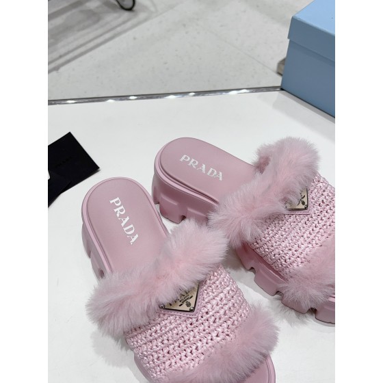 Prada Autumn/Winter Plush Slippers Collection