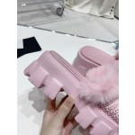 Prada plush slipper series