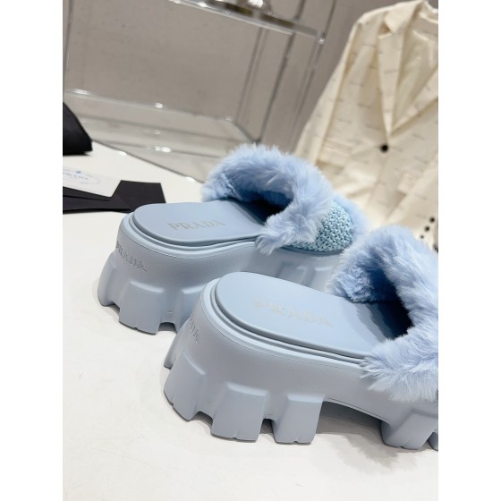 Prada Autumn/Winter Plush Slippers Collection