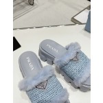 Prada Autumn/Winter Plush Slippers Collection