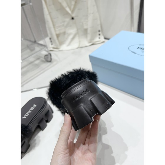 Prada Autumn/Winter Plush Slippers Collection