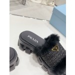 Prada Autumn/Winter Plush Slippers Collection