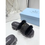 Prada Autumn/Winter Plush Slippers Collection