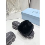 Prada Autumn/Winter Plush Slippers Collection
