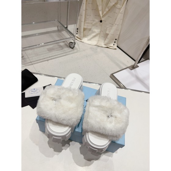 Prada Autumn/Winter Plush Slippers Collection