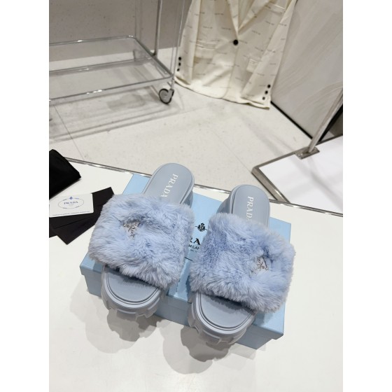 Prada Autumn/Winter Plush Slippers Collection