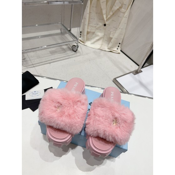 Prada Autumn/Winter Plush Slippers Collection