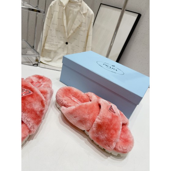 Prada Autumn/Winter Plush Slippers Collection