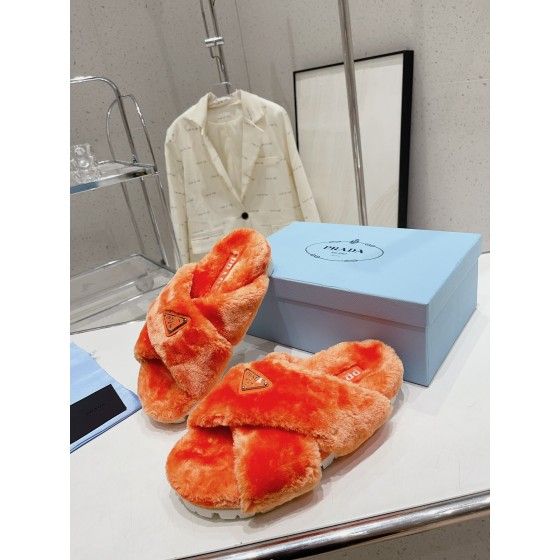 Prada Autumn/Winter Plush Slippers Collection