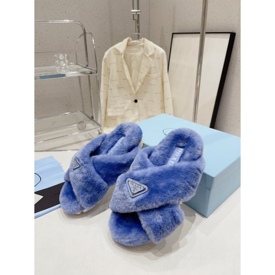 Prada Autumn/Winter Plush Slippers Collection
