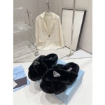 Prada Autumn/Winter Plush Slippers Collection