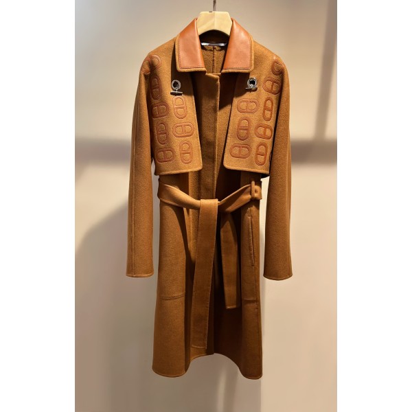Hermes cashmere coat B26 (consult customer service to confirm the size before placing an order for a customized version)