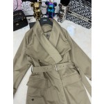 DIOR Autumn/Winter New British Korean Hanging Long Trench Coat