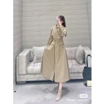 DIOR Autumn/Winter New British Korean Hanging Long Trench Coat