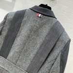 Thom brown casual set grey mixed wool suit jacket