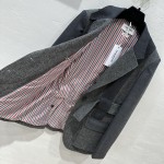 Thom brown casual set grey mixed wool suit jacket