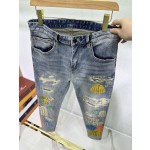 Louis Vuitton Pumpkin Pattern AOP Calf Jeans