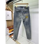 Louis Vuitton Pumpkin Pattern AOP Calf Jeans