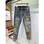 Louis Vuitton Pumpkin Pattern AOP Calf Jeans
