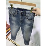 Louis Vuitton Back Pocket Pumpkin Pattern Jeans