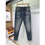 Louis Vuitton Back Pocket Pumpkin Pattern Jeans