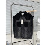 Majira 2023 Autumn New Couple Contrast Sleeveless Denim Vest