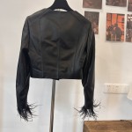 Chanel Imported Lambskin Spliced Feather